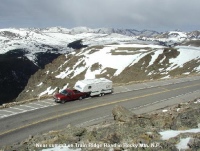 Trailer near summit